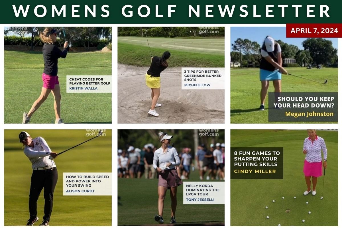 Cheat Codes for Your Golf Improvement - Womens Golf Lessons Newsletter