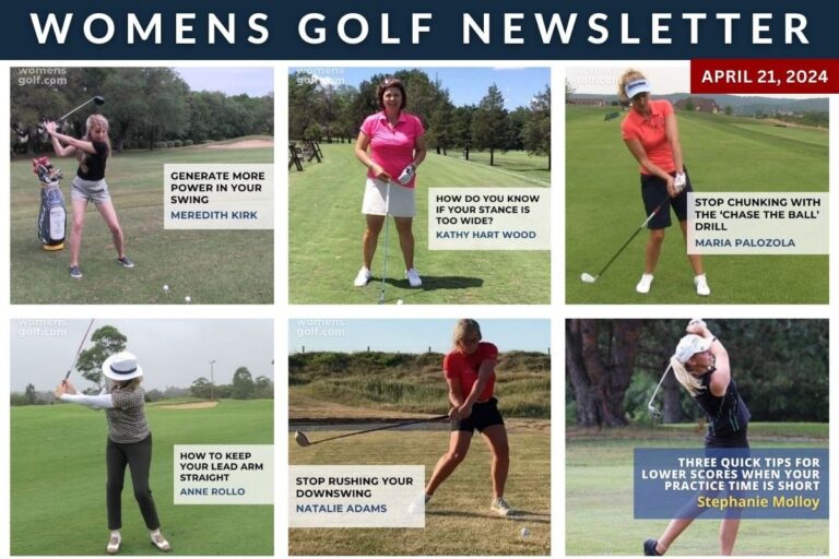 More Power in Your Golf Swing- Womens Golf Newsletter