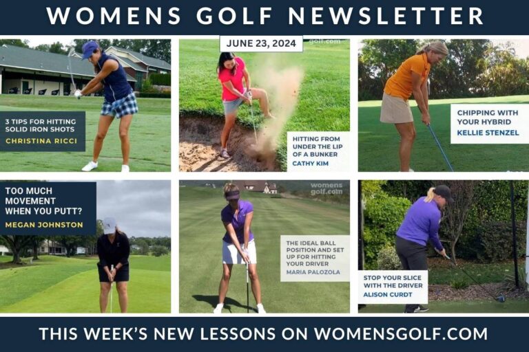 Chipping With Your Hybrid - New Womens Golf Lessons Newsletter