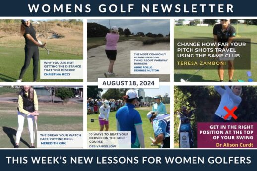 Get More Distance Womens Golf Newsletter