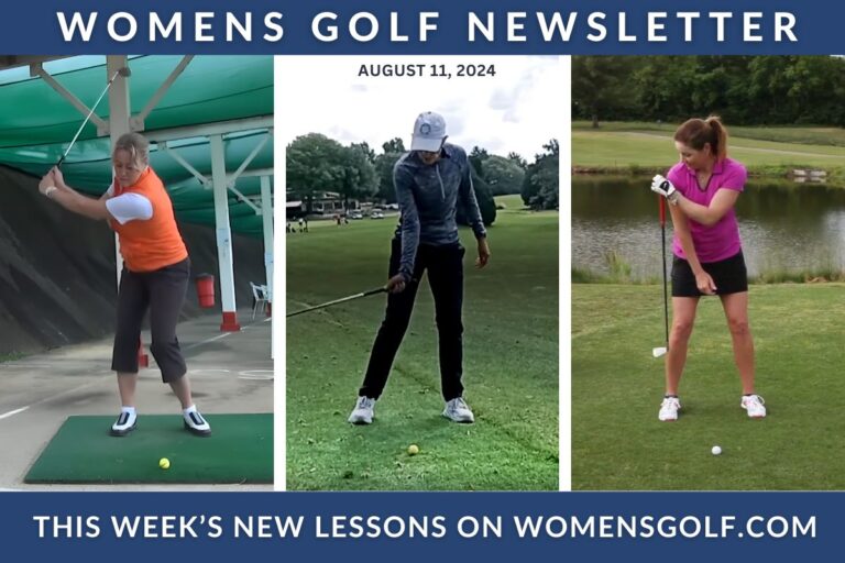 Perfect Your Half Swing - Womens Golf New Lessons Newsletter