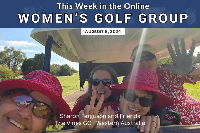 Trying to Beat the Storm in Florida - This Week in the Womens Golf Group