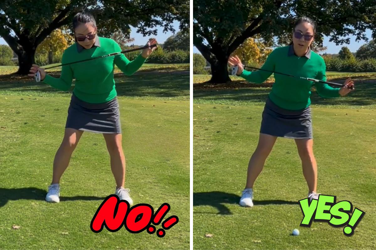 What's the Most Common Mistake with a Downhill Lie - Cathy Kim - Womens Golf