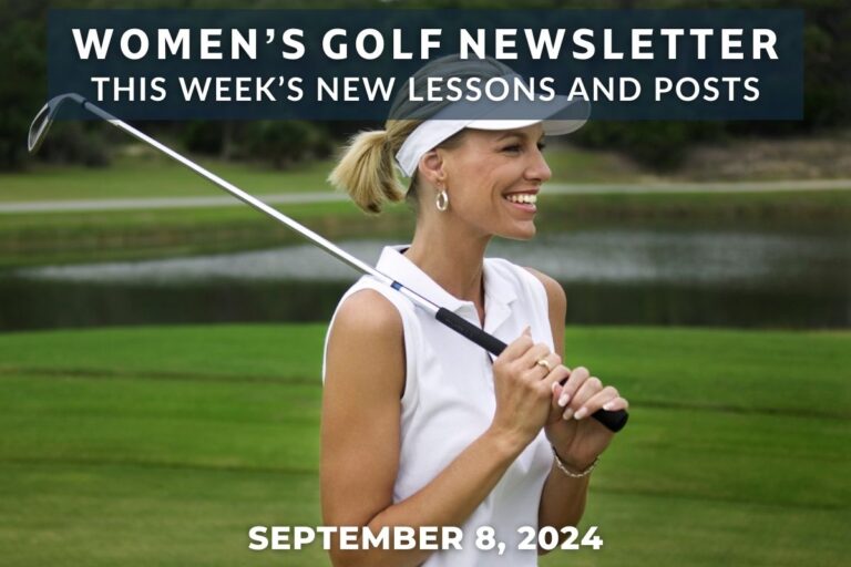 Pendulum Motion - Womens Golf New lessons Newsletter