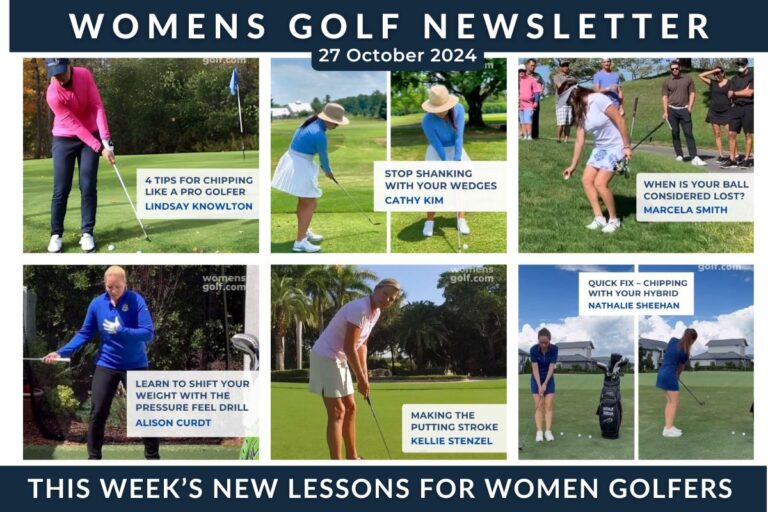 Chip Like a Professional Golfer - Womens Golf Newsletter