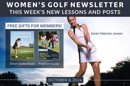 Uphill Lies And 'whiffing' The Ball! Womens Golf Newsletter