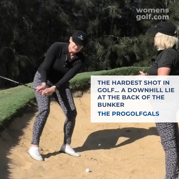 downhill lie back of bunker progolfgals rollo 1024