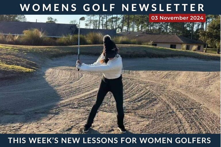 Sand Thump for Better Bunker Shots- This Week's Lessons - Womens Golf