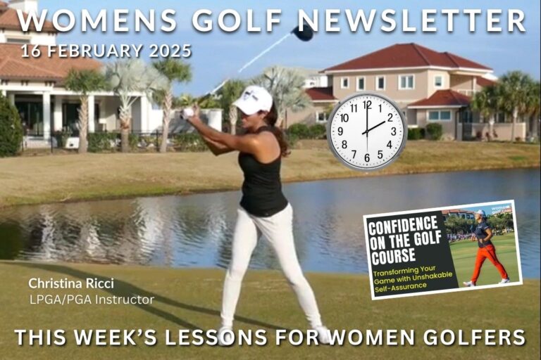 Best Backswing Length Ask the Expert and New Confidence Course - Womens Golf Newsletter