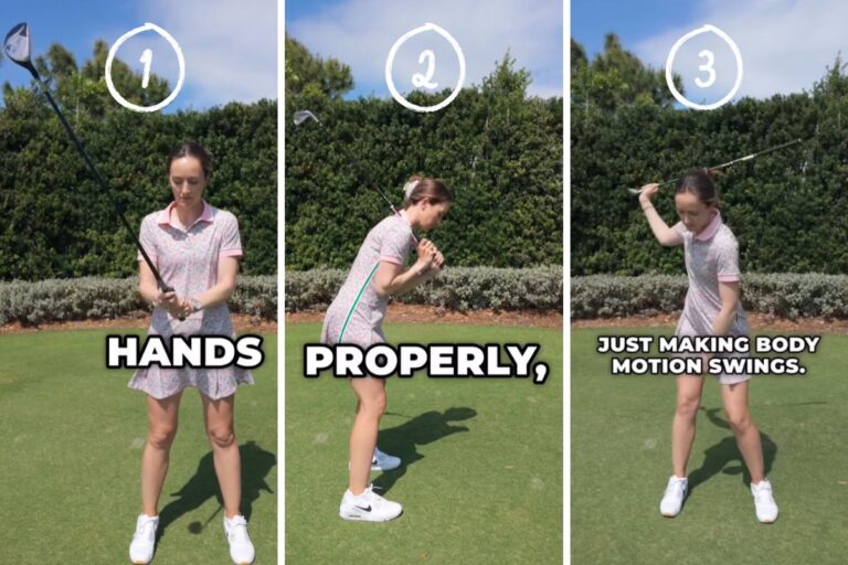 3 Essential Drills to Improve Ball Striking for Newer Golfers - Nathalie Sheehan - Womens Golf