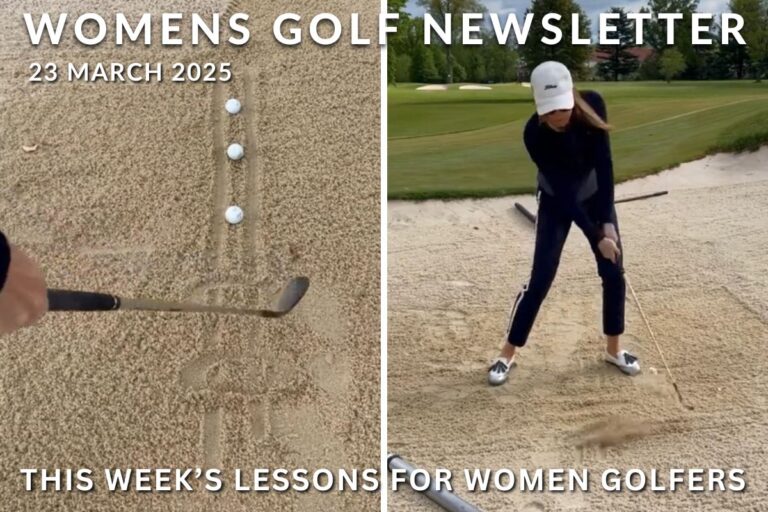 Master Putting Speed and Bunkers - Womens Golf Newsletter