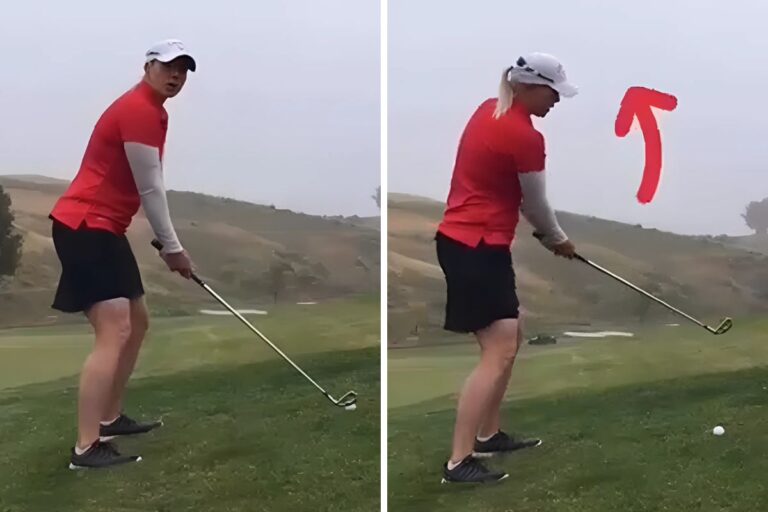 Hitting a Ball thats Above Your Feet - Alison Curdt - Womens Golf 0425