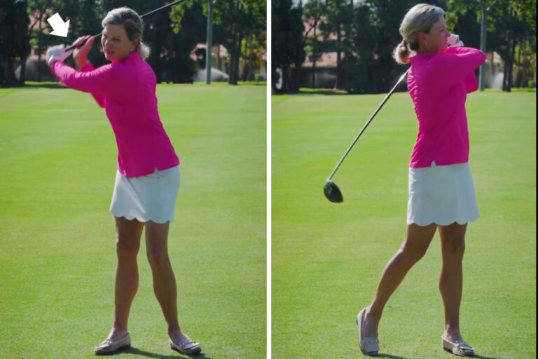 Tired of Slicing Do This Drill - Kellie Stenzel - Womens Golf
