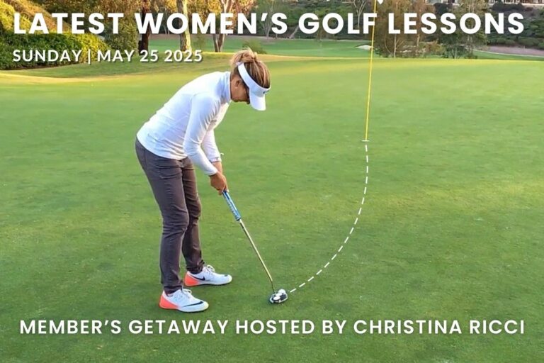 Bye-Bye Backswing Woes - Womens Golf Lessons Newsletter