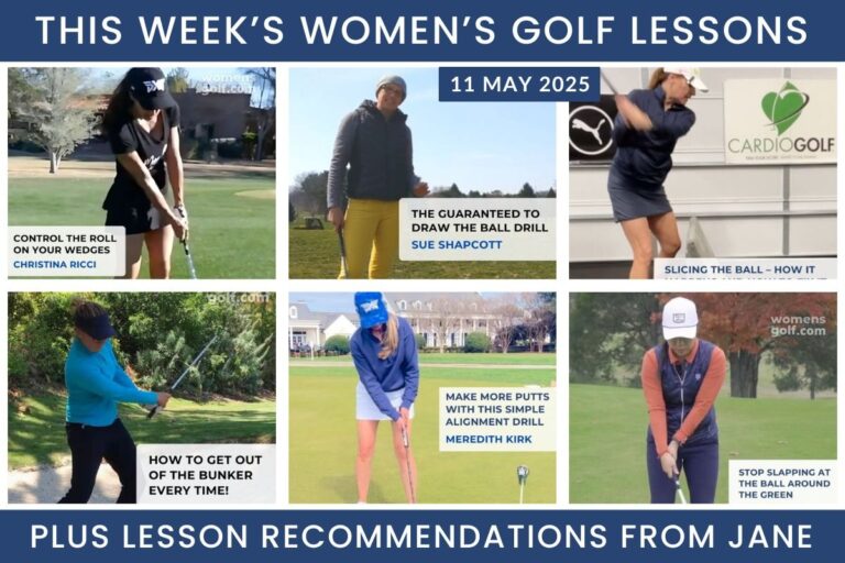 Stop Slicing & Sink More Putts This Week - Women's Golf Lessons Newsletter