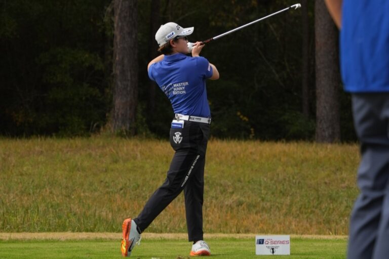 Akie Iwai at 2024 LPGA Q-Series Final Qualifying Stage - Photo by Ben Harpring