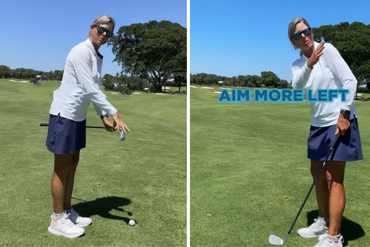 How to Aim When You Have an Uneven Lie - Kellie Stenzel - Womens Golf