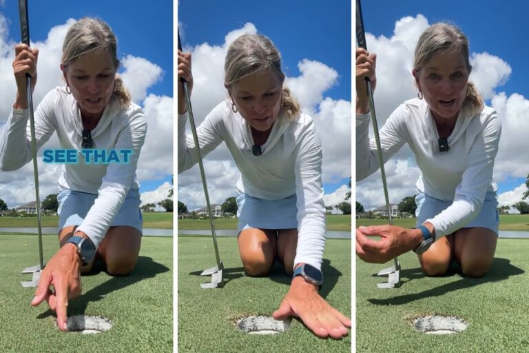 Spot the Grain - Every Pro Uses this Green Reading Trick - Kellie Stenzel - Womens Golf