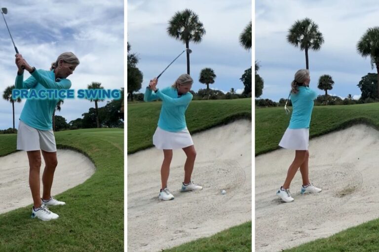 Do this Before You Play a Greenside Bunker Shot - Kellie Stenzel - Womens Golf