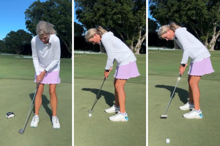 When Putting Under Pressure Try This to Stay Still - Kellie Stenzel - Womens Golf