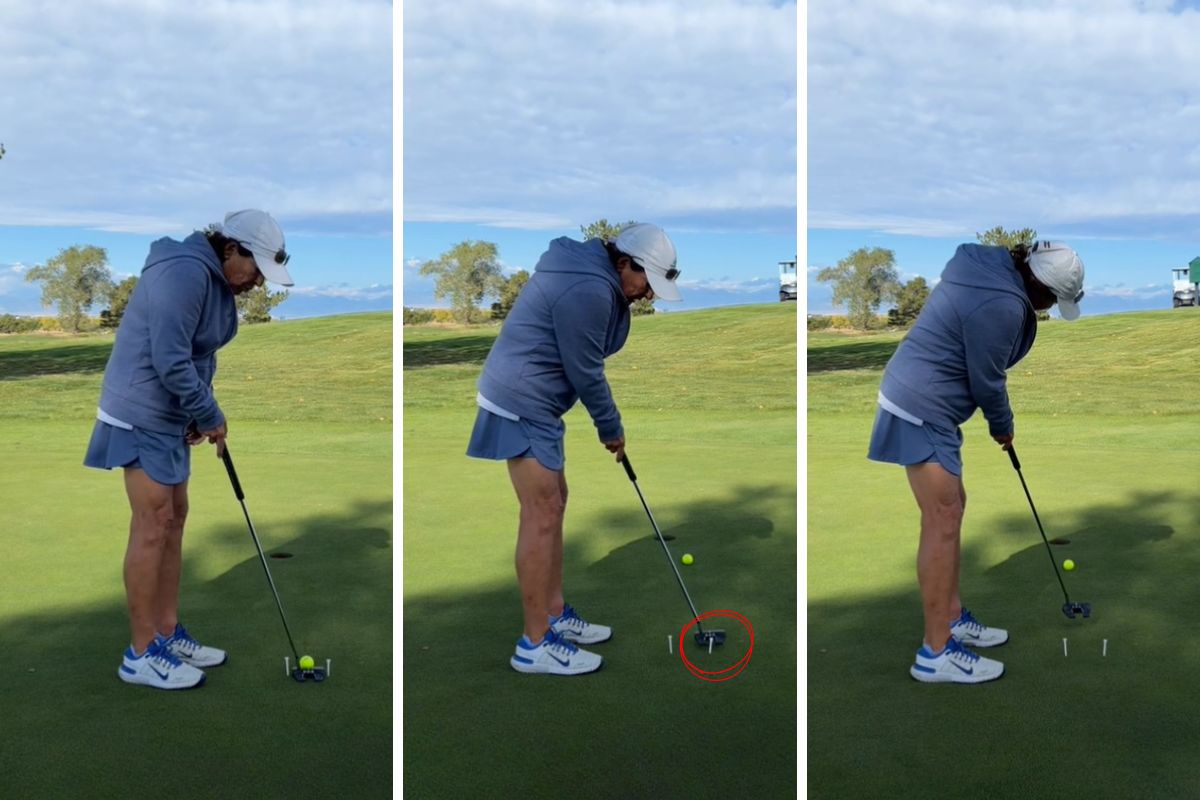 Try the Tee Gate Drill for the Perfect Putting Path - Elena King - Womens Golf