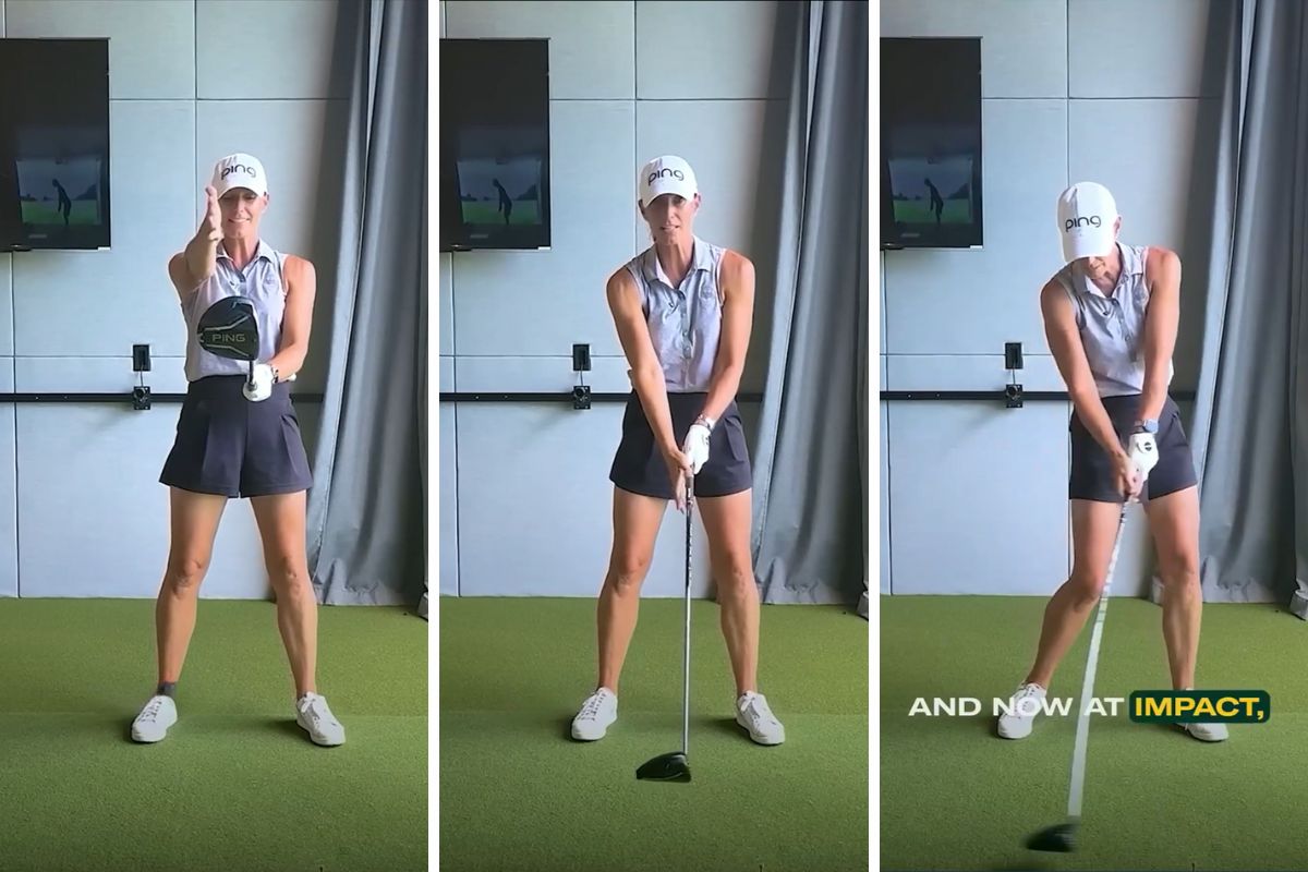 Match Your Trail Palm to the Face - The Secret to Square Impact - Erika Larkin - Womens Golf