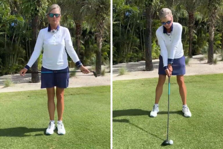 The Best Ball Position for your Hybrids - Kellie Stenzel - Womens Golf