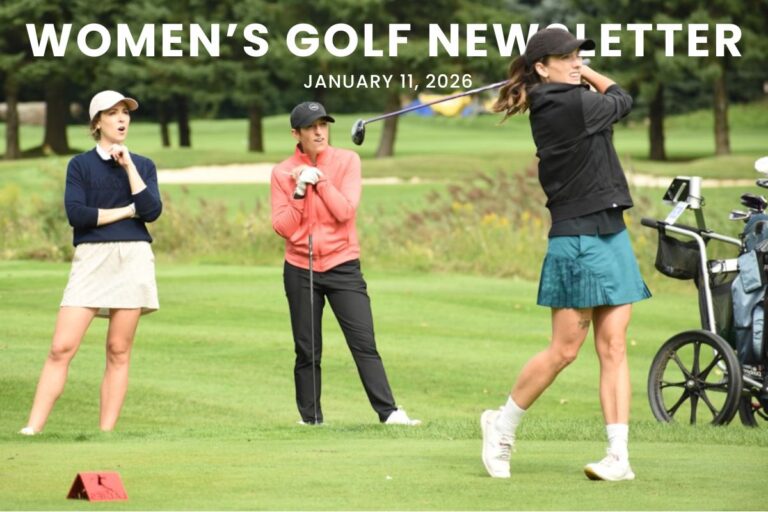 Womens Golf Lessons Newsletter 011126