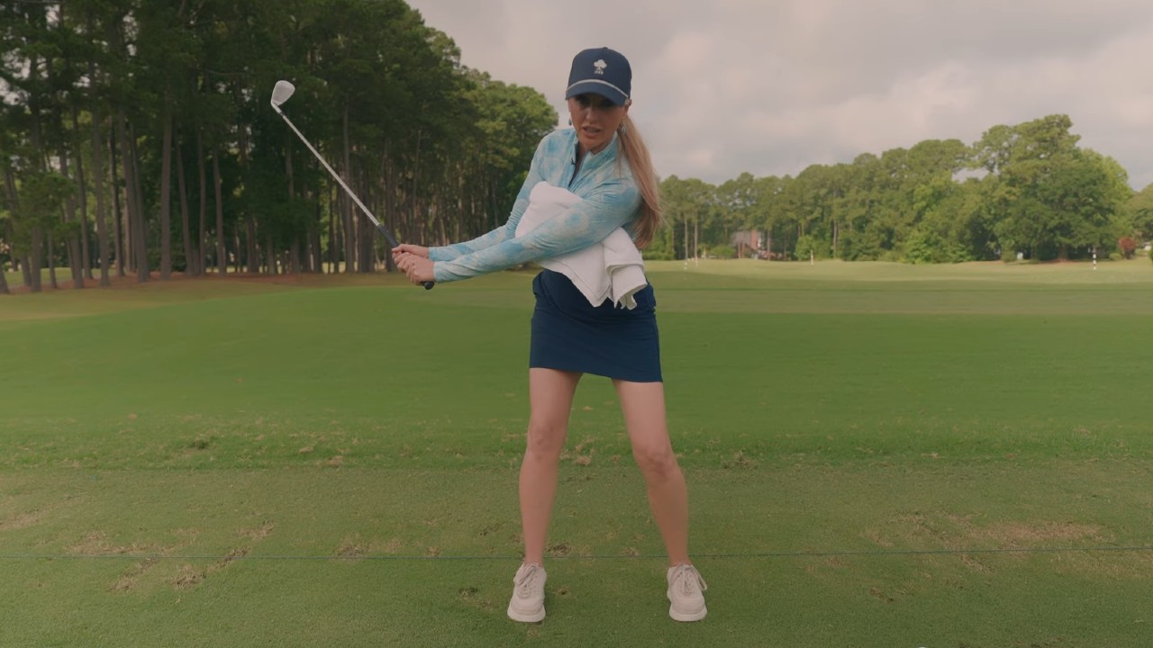 Fix Your Collapsing Arms at Impact with the Towel Drill - Meredith Kirk - Womens Golf