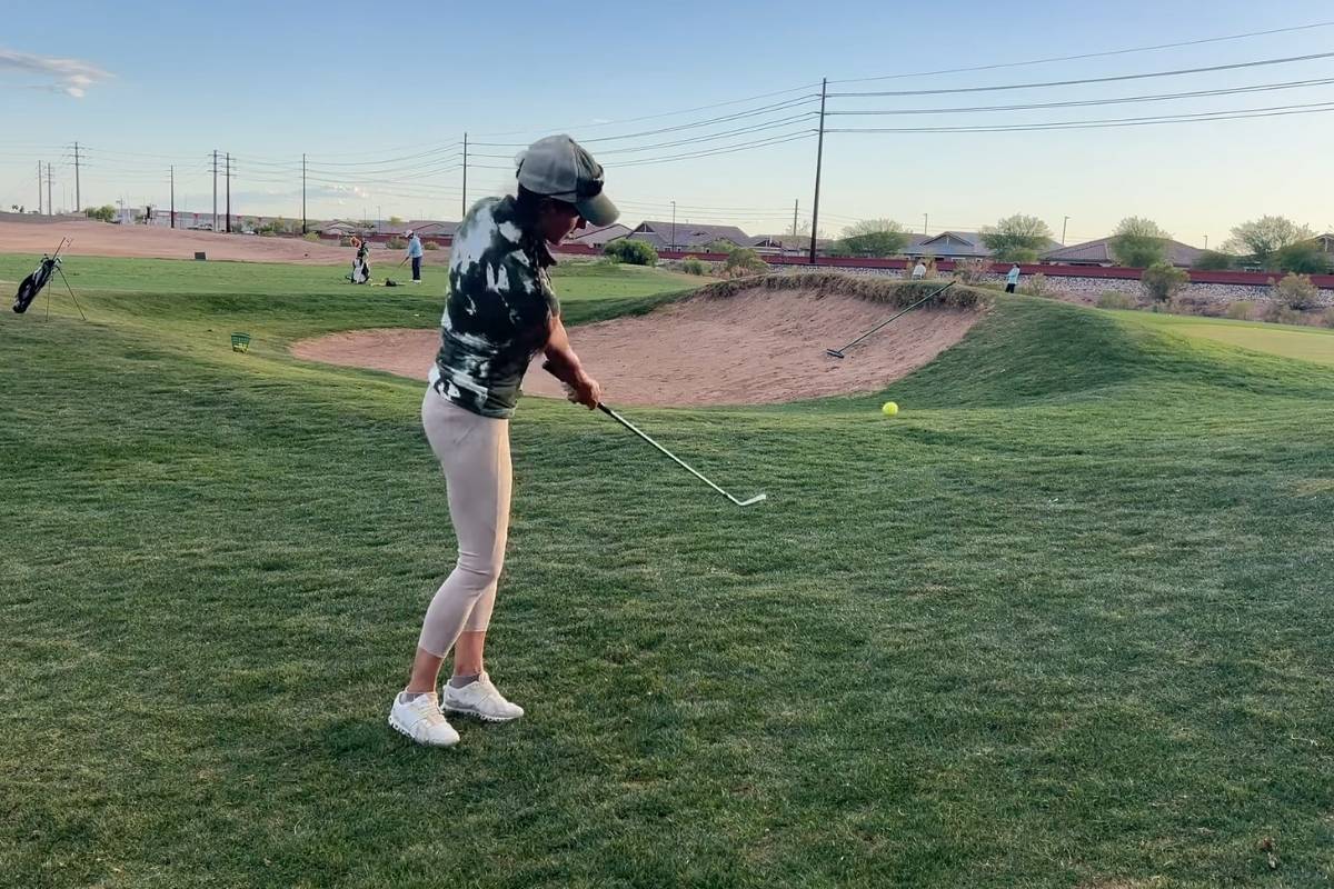 Stop the Arm Swing Rotate Using Your Chest for Better Chipping - Christina Ricci - Womens Golf